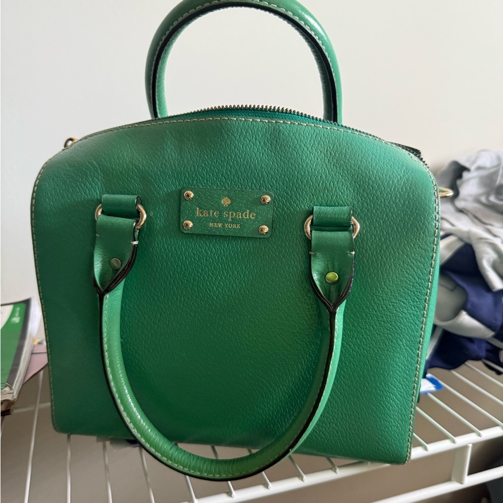 Kate Spade Vibrant Green Satchel